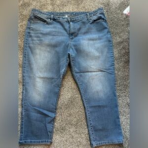 Jennifer Lopez Denim Straight Leg Jeans